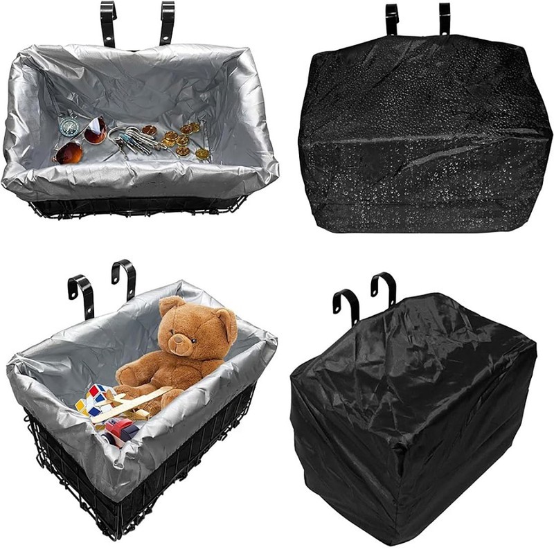 Bicycle Basket Cover, Front Basket Cover, Sun Protection, Rainproof, Dustproof,