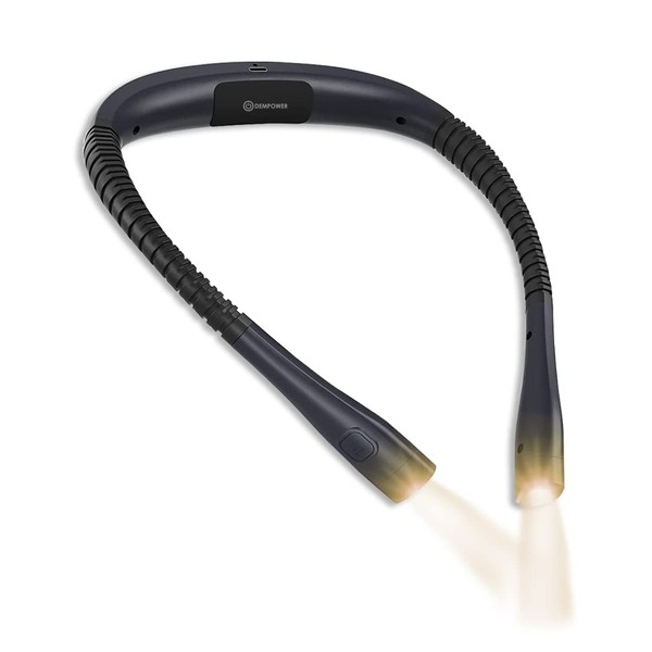 DEMPOWER Neck Reading Light, Book Light for Reading in Bed