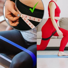 Legendwerk® Set of 5 Resistance Hip Bands - Premium Fitness Band in Various Strengths - Resistance Bands for Fitness, Workout and Rehabilitation - Colourful Loops (Blue, Yellow, Black, Red, Green)