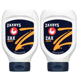 Zaxbys Zax Sauce, Burger Sauce, Barbecue Sauce, Special Sauce, BBQ Sauce, Secret Recipe for Chicken Dipping, Steak, Burgers, Fry Sauce - 16 fl oz (Pack of 2)