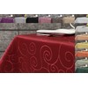 First-Tex Ornament Damask Tablecloth Choice of Colour and Size, 135x180