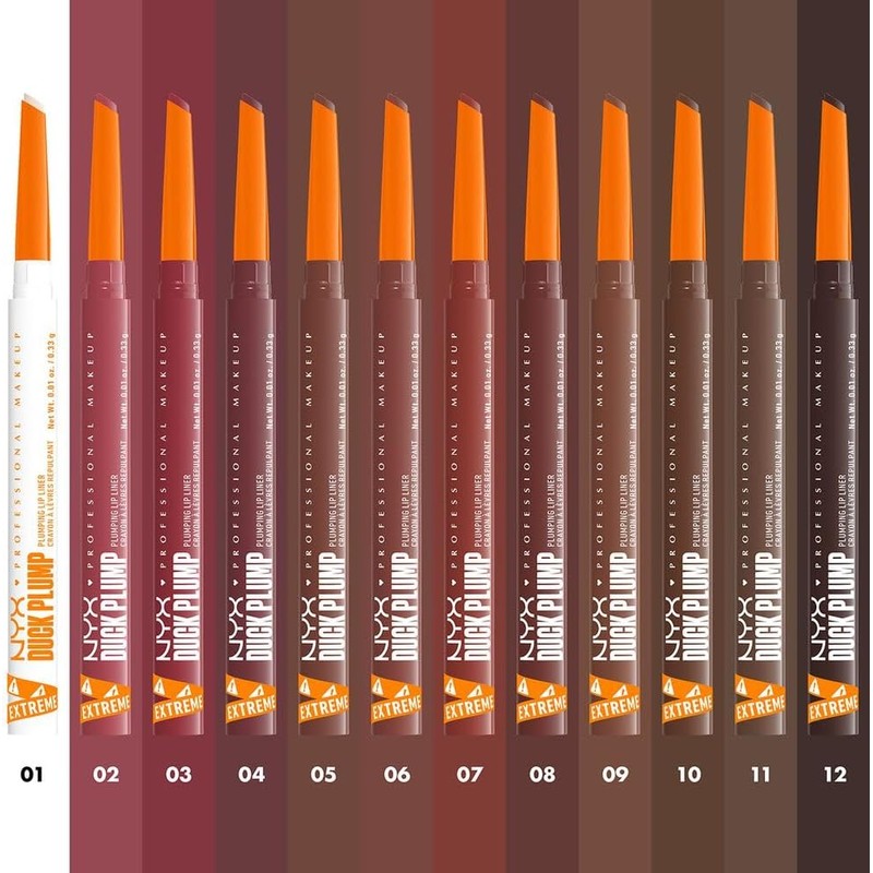 NYX Professional Makeup Duck Plump Liner, Delineador de Labios Voluminizador,