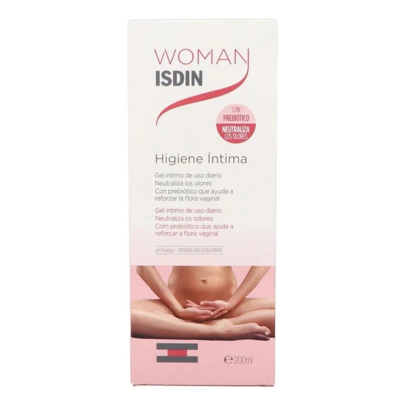 Gel Íntimo ISDIN Woman 200ml | Fórmula Delicada para Higiene