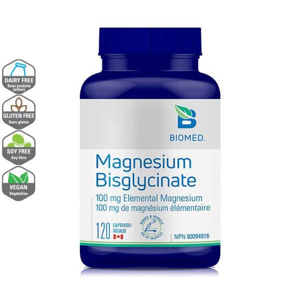 Biomed Magnesium Bisglycinate 120 Capsules