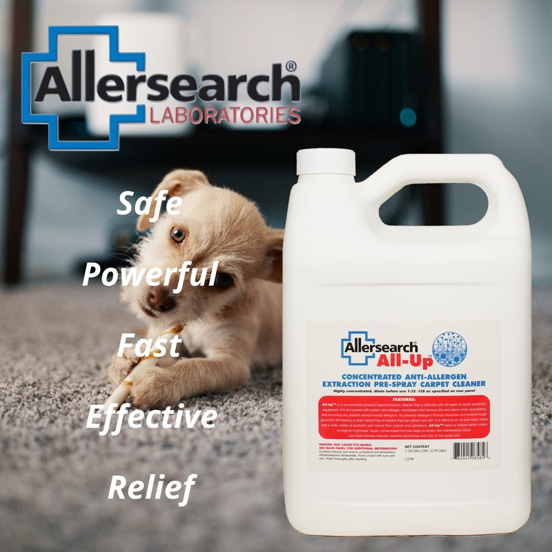 Allersearch All-Up Concentrated Anti-Allergen Carpet Spot Spray 1 Gallon (128