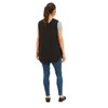 Ladies Plain With Matching Piping Tabard Apron Overalls Front Pocket