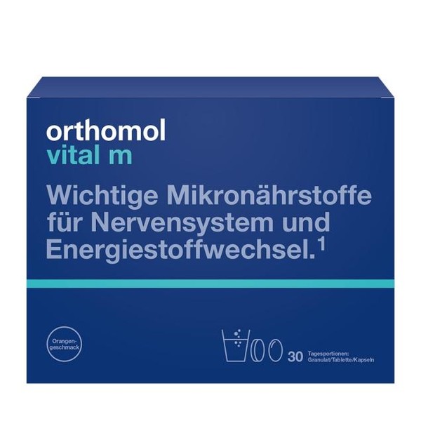 Orthomol Vital M Granules/Tab/Cap Orange - Men for 30 days