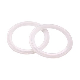DERNORD Silicone Gasket Tri-Clover (Tri-clamp) O-Ring - 2.5 Inch (Pack of 2)