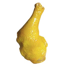 WOONEKY 1pc Lifelike Chicken Leg Model for Photography Prop Realistic Imitated Drumstick Display for Events Restaurants Table Decor Yellow Salt Baked Chicken Leg