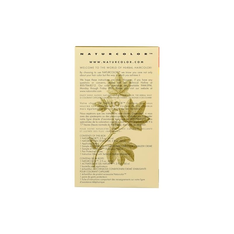 Naturcolor Tinte para el cabello – bardana, 4 onzas líquidas
