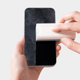 CLICK CLEAN 4PCS All-in-One Screen Cleaner, Fingerprint Proof Screen Cleaner Spray with Microfiber and Phone Stand for All Phones, Laptop and Tablet Screens (0.5oz x 4-Pack)