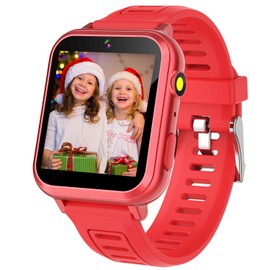 Cosjoype Kids Smart Watch Gift for Girls Age 6-12, 24 Puzzle Games HD Touch Screen Kids Watches with Video Camera Music Player Pedometer Audiobook 12/24 hr Toys for 7 8 9 10 11 12 Year Old Girls