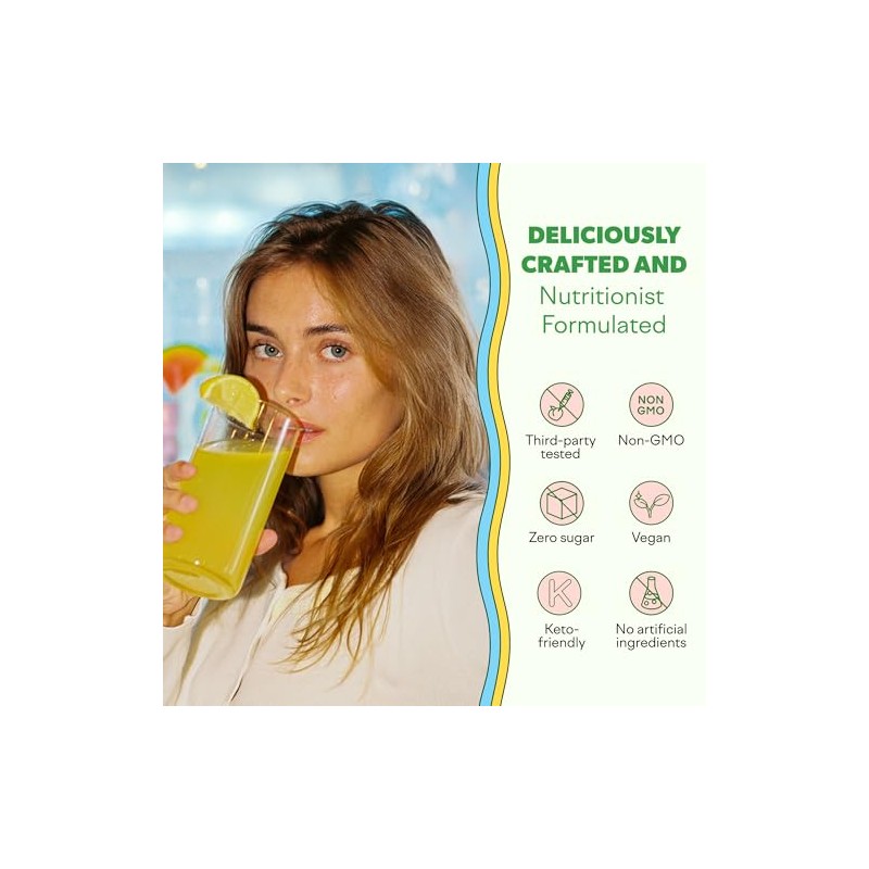 Feel Goods Hydration Hero, electrolitos en polvo de 1000 mg,