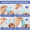 Personal Safety Alarms for Women, 2 Packs 140db Siren, Safe