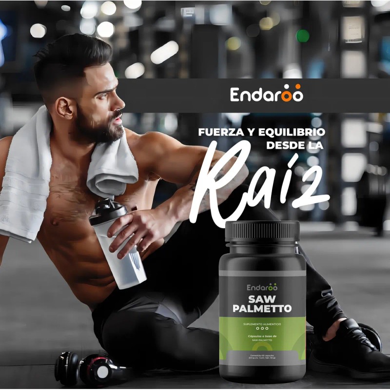 Saw Palmetto 1000 Mg | 120 Cápsulas Pack 2 Frascos