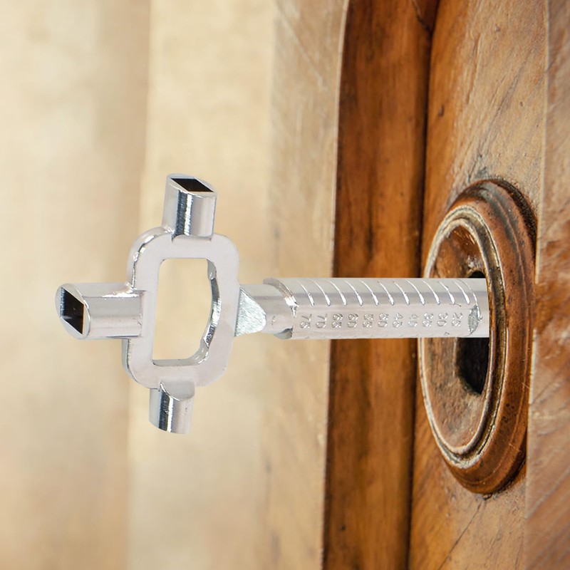 Universal Construction Key, Architect Key Construction Site Key with Cylinder