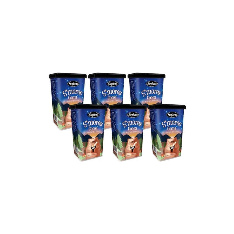 Stephen's Gourmet Hot Cocoa, S'mores, 14 OZ (Pack of 6)