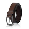 NBLYOS Men's Faux Leather Dress Belt，Classic & Fashion Jeans Belts