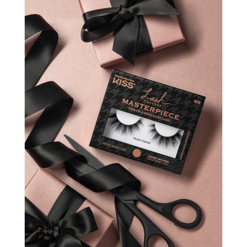 KISS Lash Couture Masterpiece Hand-Woven Faux Mink False Eyelashes, Style