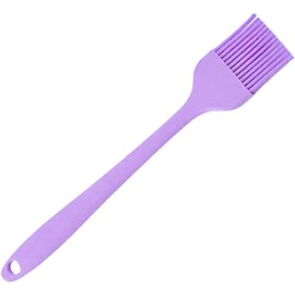 Brocha para Repostería, Cepillo para Aceite de Cocina, Cerdas Suaves Desmontables, Silicona de Grado Alimenticio, Resistente a Altas Temperaturas para Asar (morado claro)