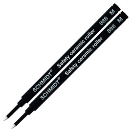 2 Pack - Schmidt 888 Black Medium Rollerball Refill