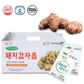 Toto One [TotoOne] Gangwon Foods Jerusalem Artichoke 30 Packs / [토토원] 강원식품 돼지감자  30포
