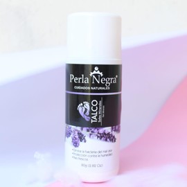 Perla Negra - Talco de Sales Minerales - Pies y Cuerpo - Con Lavanda - 80gr