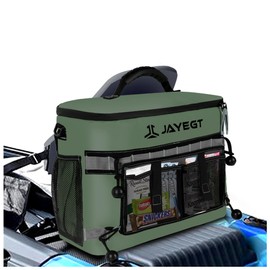 Kayak Cooler Behind Seat - Waterproof Cooler Bag Compatible with Lawn-Chair Seat Kayak，Kayak Accessories Camping Cooler, Portable Ice Chest for Fishing, Beach, Travel,Picnic, Cooler Leak-Proof