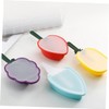 COLLBATH 3Pcs Fruit Shape Ice Molds Popsicle Maker with Lid