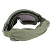Protective Goggles Impact Resistance 3.8mm Thick Lens Comfortable Fit UV