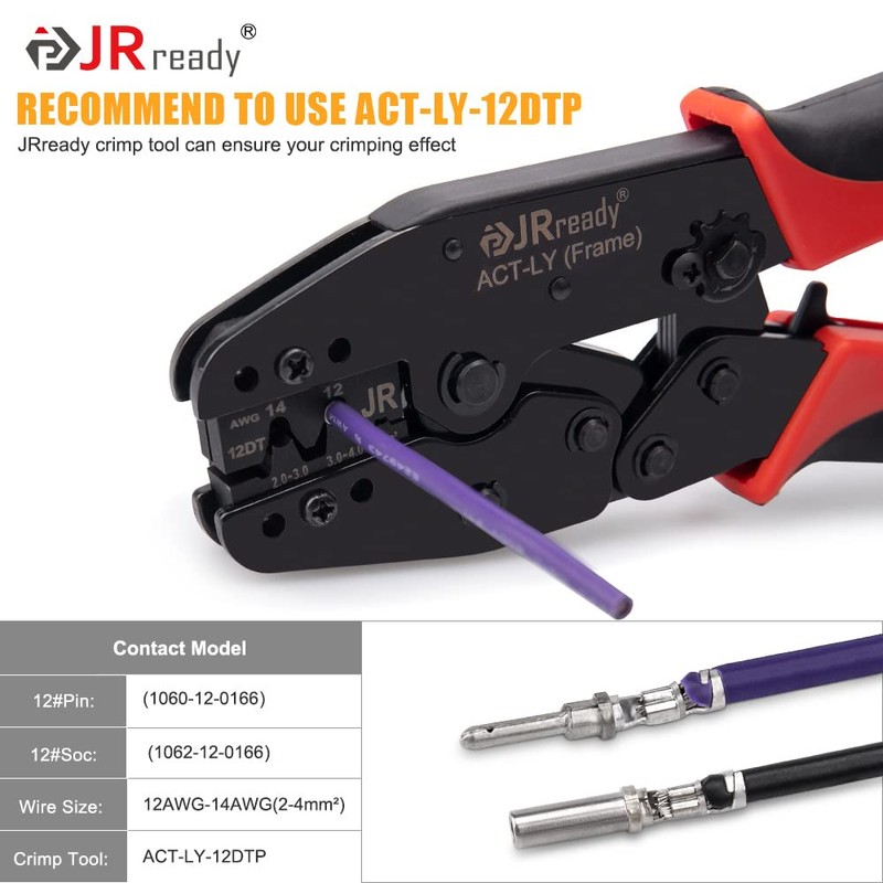 JRready ST6251 Deutsch DTP Connector Kit Size 12 Waterproof 25