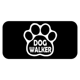 Dog Walker Paw Decal Sticker for Car Window 5 Inch BG 181