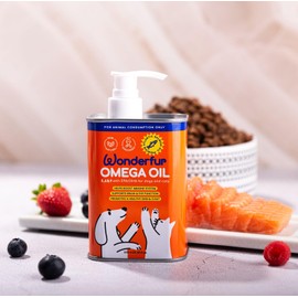 Wonderfur Omega Oil for Dogs and Cats – Natural Omega 3, 6, 9 Australian Atlantic Salmon Fish Oil Supplement for Skin, Coat, Joint, and Immune Support – Australian-Made Pet Health Product