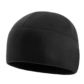M-Tac Fleece Watch Cap - Army Military Tactical Beanie Hat Winter Skull Cap (Black, XL)