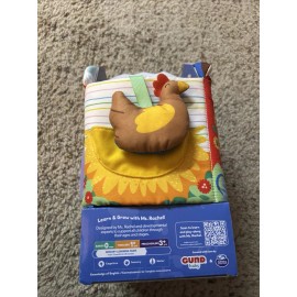 Spin Master MS. RACHEL'S SENSORY LEARNING FARM Soft Book Plush Cow Teether Mirror 2024 NEW!!