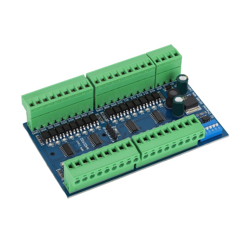 RS485 Input Controller 32 Channel DIN Rail Isolated PLC Switch