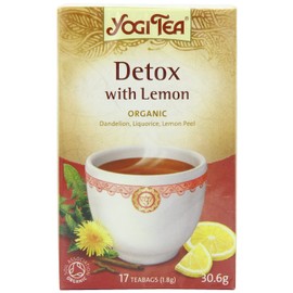 (6 PACK) - Yogi Tea - Detox with Lemon Tea | 17 Bag | 6 PACK BUNDLE