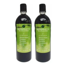 2 Shampoo De Bergamota Para Crecimiento Capilar Y Alopecia                                                                                            