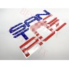 AUTO4RACING 3D US FLAG RAISED DOMED TAILGATE LETTERS FITS HYUNDAI