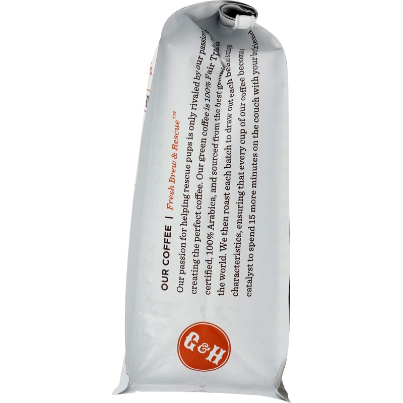 Grounds & Hounds, Coffee Gandh Alpha Blendwhole Bean Organic, 12