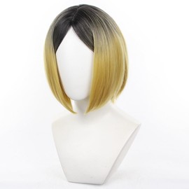 ZUWEEMEK Haikyuu!! Ionju Sharpening Kazume Kenma Wig, Cosplay, Mesh Net Included, Small Items, For Photography, Events, Halloween Costume, Disguise