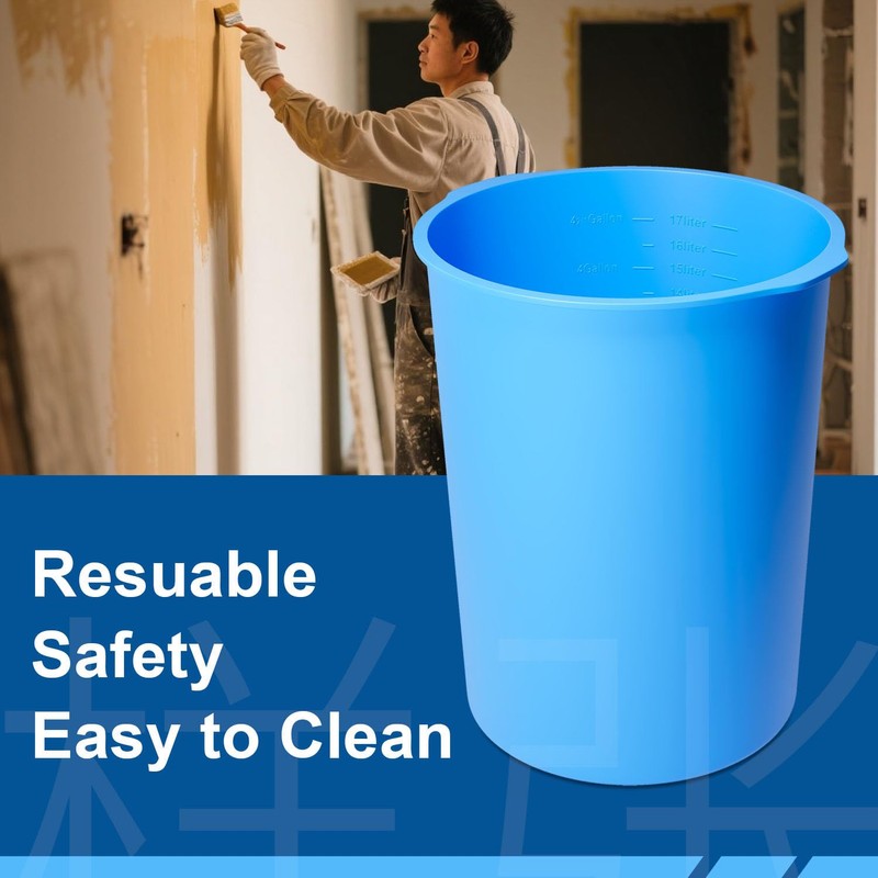 5 Gallon Bucket Liner Reusable Rubber Bucket Saver Liner for