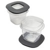 Rubbermaid Premier Easy Find Lids Food Storage Containers, 0.5 Cup,