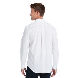 vineyard vines mens Classic Fit Solid in Stretch Cotton Button Down Shirt, White Cap, X-Large US