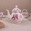 Guangyang 15pcs Porcelain Tea Sets 7 OZ Cups& Saucer Service