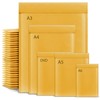 A6 Padded Envelopes, Gold Padded Bubble Envelopes for Packaging Postage