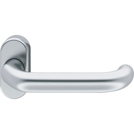 FSB 0 11263 6204 FH Frame Door Handle 06 1146 Retaining Spring B Rosette Oval Matte Stainless Steel