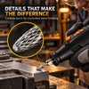 10-Piece Double-Cut Tungsten Carbide Rotary Burr Set for Grinding &