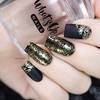 Whats Up Nails - Polvo cromado dorado para uñas de