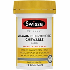Swisse Buy Swisse Vitamin C Plus Probiotic Chewable 60 Tablets Online